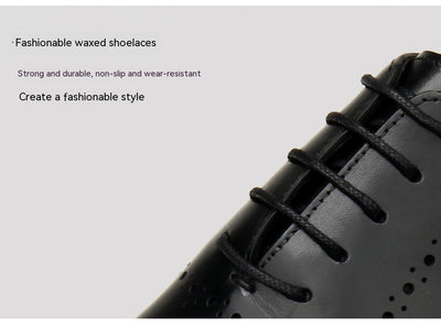 Zapatos Formales de Cuero para Hombre Punta Afilada Estilo Británico - Image 19