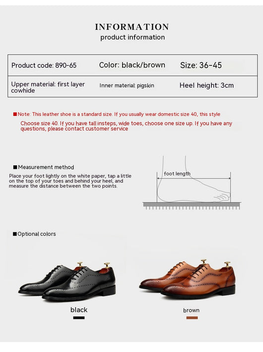 Zapatos Formales de Cuero para Hombre Punta Afilada Estilo Británico - Image 22