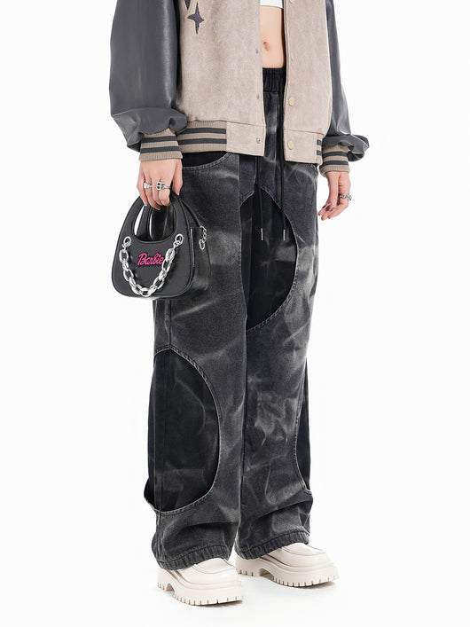 Pantalones Denim Clásicos con Costuras Decorativas para Mujer - Image 35
