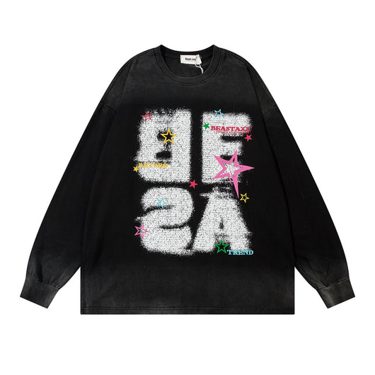 Camiseta de Algodón para Hombre con Estampado de Letras - Image 29