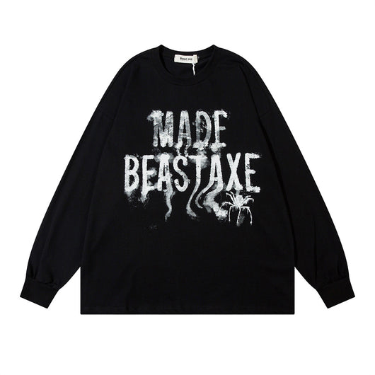 Playera Manga Larga con Estampado de Letras para Hombre - Image 23
