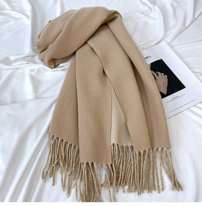 Bufanda de Cachemira para Mujer - Combinación de Colores Otoño Invierno - Image 57