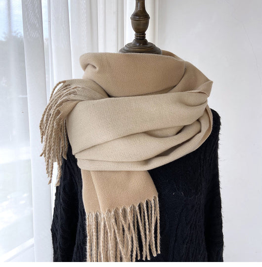 Bufanda de Cachemira para Mujer - Combinación de Colores Otoño Invierno - Image 61