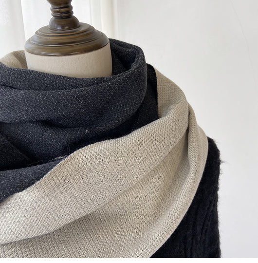 Bufanda de Cachemira para Mujer - Combinación de Colores Otoño Invierno - Image 62