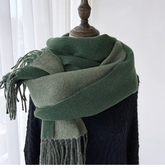 Bufanda de Cachemira para Mujer - Combinación de Colores Otoño Invierno - Image 72