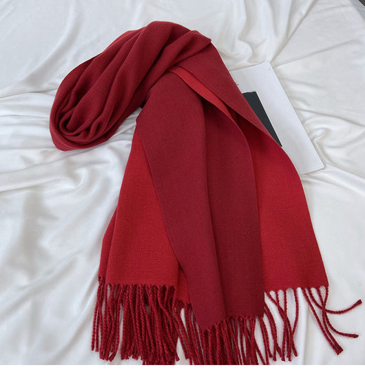 Bufanda de Cachemira para Mujer - Combinación de Colores Otoño Invierno - Image 78