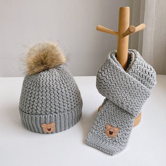 Conjunto Infantil Gorro y Bufanda Térmica con Forro de Terciopelo - Image 19