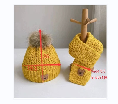 Conjunto Infantil Gorro y Bufanda Térmica con Forro de Terciopelo - Image 25