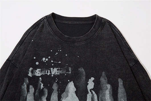 Camiseta Estampada de Manga Larga Estilo Americano para Hombre - Image 22