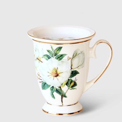 Taza de Cerámica Bone China Gran Capacidad con Tapa - Desayuno y Café - Image 7