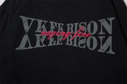 Playera de Algodón Suelta con Estampa Estatua para Hombre - Image 20