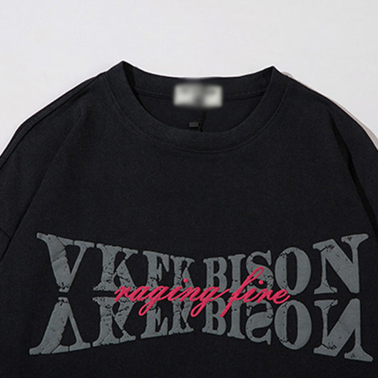Playera de Algodón Suelta con Estampa Estatua para Hombre - Image 23