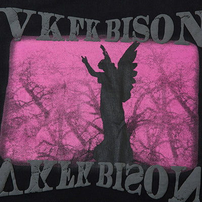 Playera de Algodón Suelta con Estampa Estatua para Hombre - Image 24