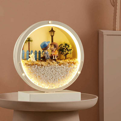 Lámpara de Mesa con Flor Inmortal - Decoración Elegante para Hogar - Image 8