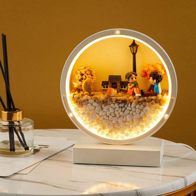 Lámpara de Mesa con Flor Inmortal - Decoración Elegante para Hogar - Image 9