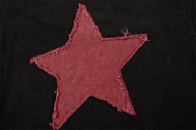 Playera Hombre Cuello Redondo Estrella de Cinco Puntas Manga Larga Oversize - Image 9