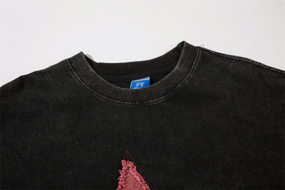 Playera Hombre Cuello Redondo Estrella de Cinco Puntas Manga Larga Oversize - Image 14