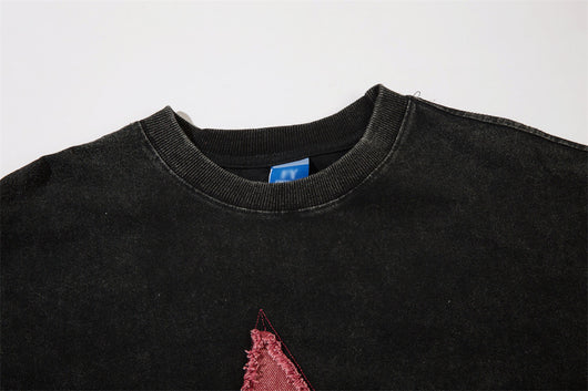Playera Hombre Cuello Redondo Estrella de Cinco Puntas Manga Larga Oversize - Image 14