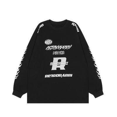 Playera de Algodón Manga Larga con Estampado de Letras para Hombre - Image 20