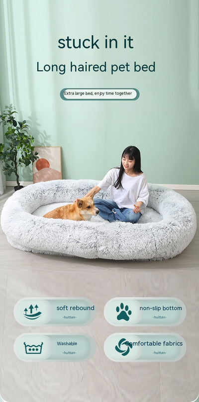 Cama Térmica Premium para Mascotas Grandes - Cojín Desmontable y Lavable - Image 41