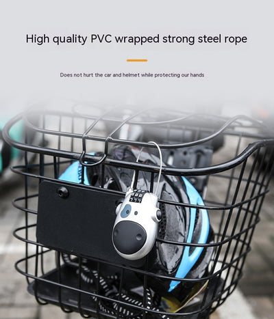 Candado Retráctil de Cable para Bicicleta, Motocicleta y Casco - Image 12