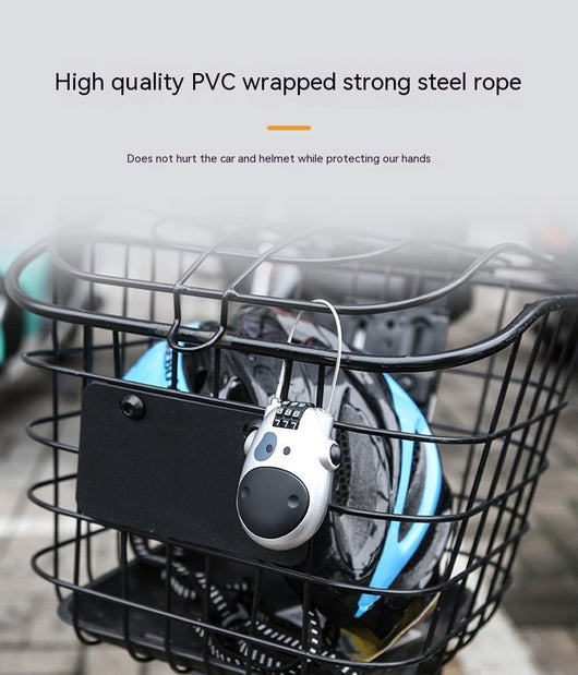 Candado Retráctil de Cable para Bicicleta, Motocicleta y Casco - Image 12