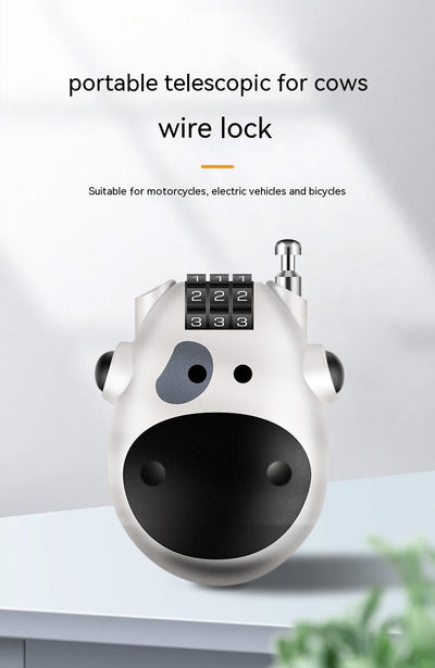 Candado Retráctil de Cable para Bicicleta, Motocicleta y Casco - Image 16