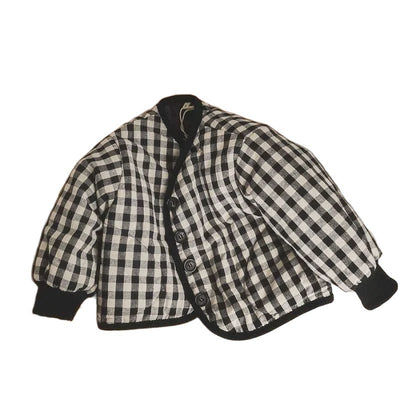 Abrigo Acolchado de Algodón Infantil Estilo Coreano Versátil - Image 11