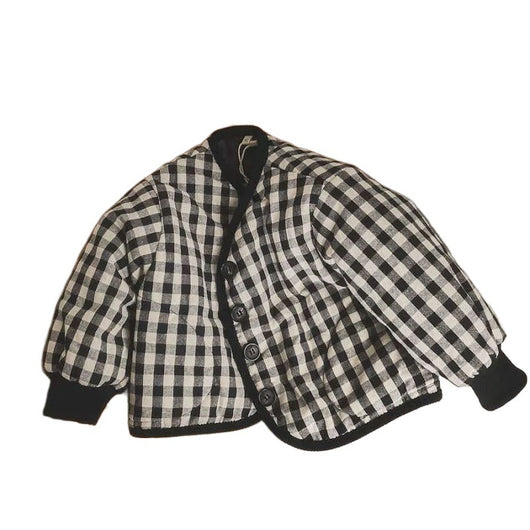 Abrigo Acolchado de Algodón Infantil Estilo Coreano Versátil - Image 11
