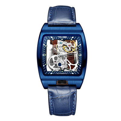 Reloj Mecánico Automático de Cuero para Hombre con Movimiento de Larga Duración - Image 10