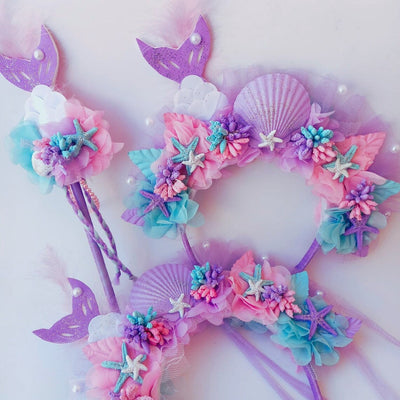 Diadema de Cola de Sirena Infantil con Accesorios Mágicos - Image 9