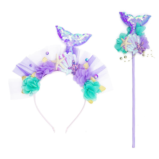 Diadema de Cola de Sirena Infantil con Accesorios Mágicos - Image 12