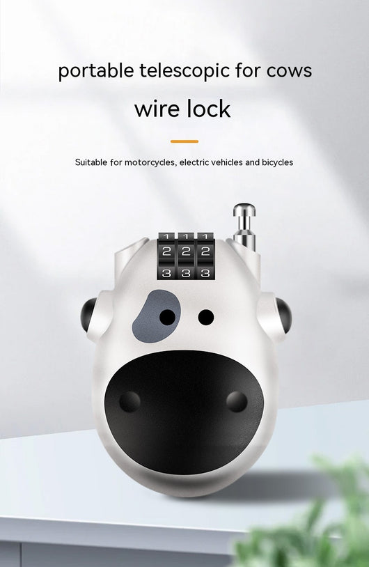 Candado Retráctil de Cable para Bicicleta, Motocicleta y Casco - Image 23