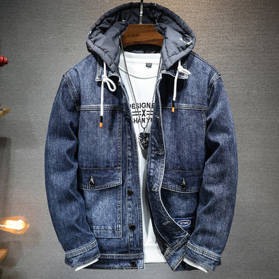 Chamarra Hoodie Gruesa para Hombre Talla Grande - Abrigo Térmico de Trabajo Otoño Invierno - Image 7