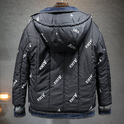 Chamarra Hoodie Gruesa para Hombre Talla Grande - Abrigo Térmico de Trabajo Otoño Invierno - Image 9