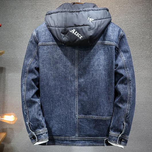 Chamarra Hoodie Gruesa para Hombre Talla Grande - Abrigo Térmico de Trabajo Otoño Invierno - Image 10
