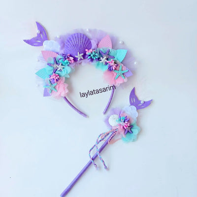 Diadema de Cola de Sirena Infantil con Accesorios Mágicos - Image 15