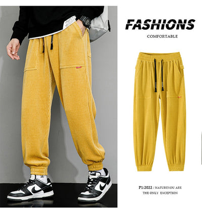 Pantalones de Pana Ancha Talla Grande para Hombre - Estilo Deportivo Casual - Image 16