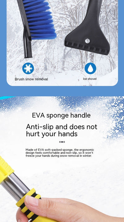 Raspador de Hielo y Nieve para Auto con Mango Largo - Multifunción sin Dañar la Pintura - Image 13