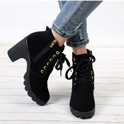 Botines con Tiras Cruzadas Estilo Martin - Image 13