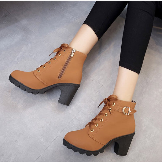 Botines con Tiras Cruzadas Estilo Martin - Image 16