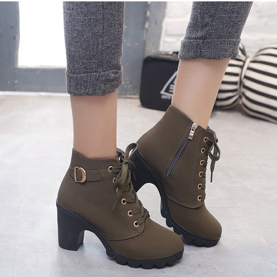 Botines con Tiras Cruzadas Estilo Martin - Image 18