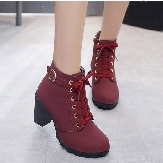 Botines con Tiras Cruzadas Estilo Martin - Image 19