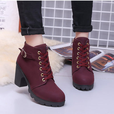 Botines con Tiras Cruzadas Estilo Martin - Image 20