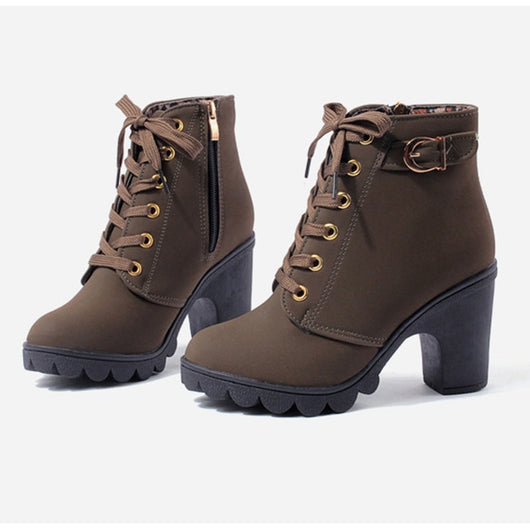 Botines con Tiras Cruzadas Estilo Martin - Image 23