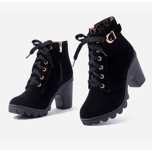 Botines con Tiras Cruzadas Estilo Martin - Image 24