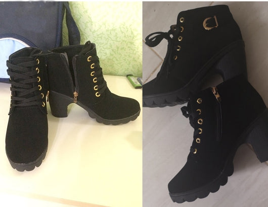 Botines con Tiras Cruzadas Estilo Martin - Image 28
