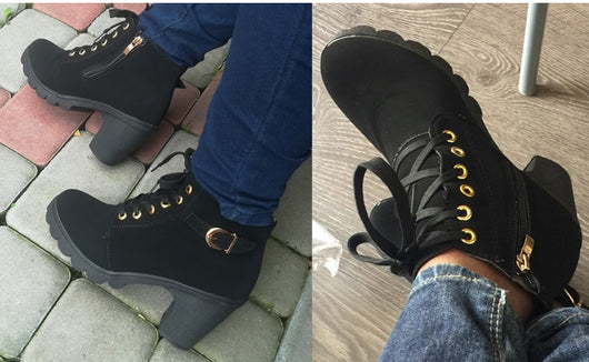 Botines con Tiras Cruzadas Estilo Martin - Image 29