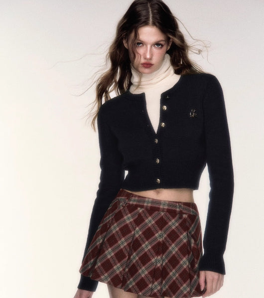 Cardigan Corto de Lana Cuello Redondo - Image 17