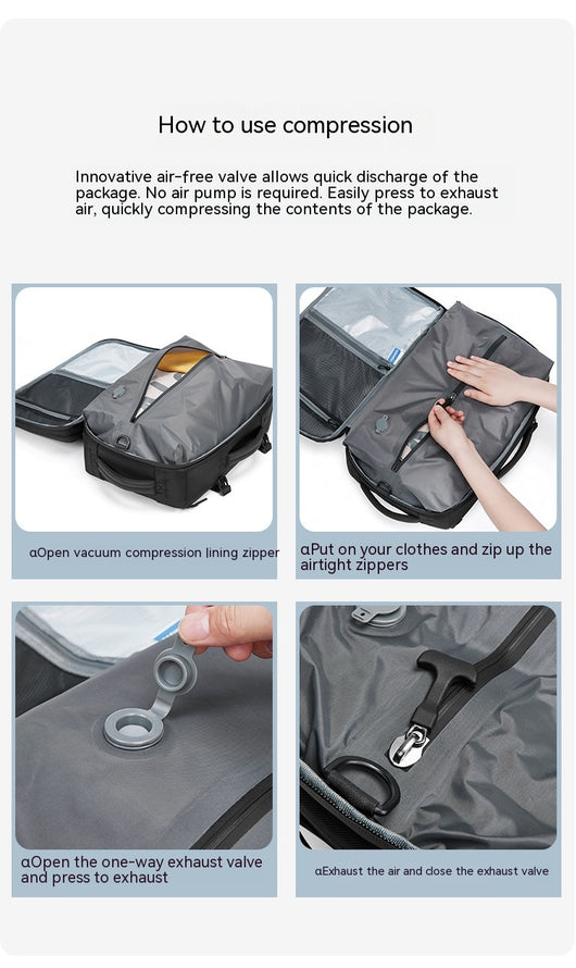 Mochila Ejecutiva Multifuncional Impermeable Oxford - Ideal para Viajes y Negocios - Image 9